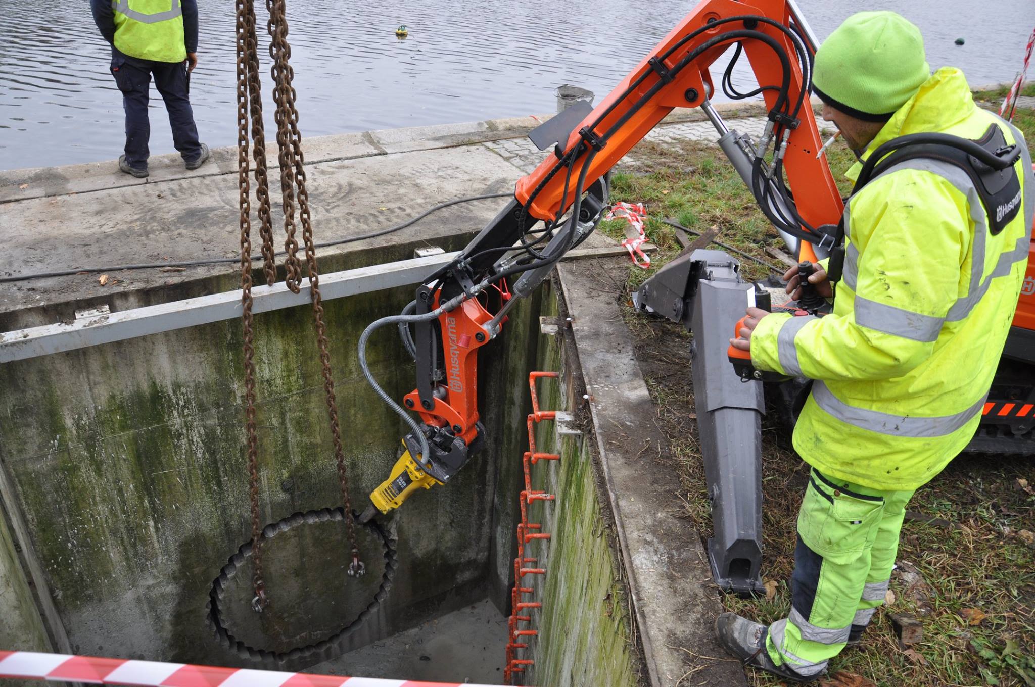 Wiercenie w betonie techniką diamentową
